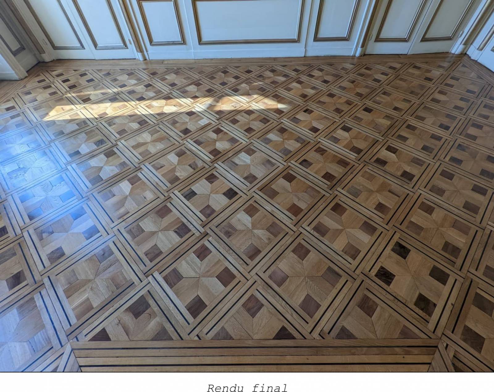 rénovation parquet panneaux sur mesure Lyon