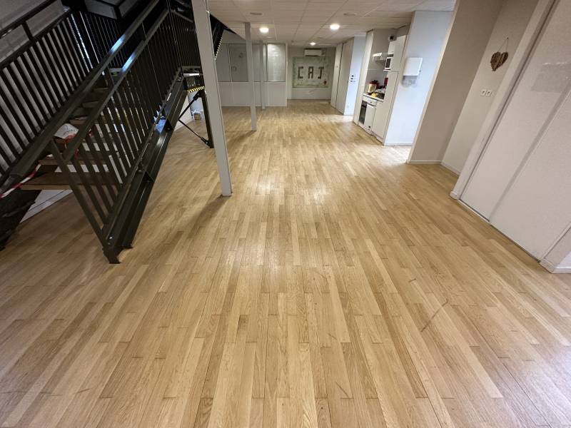 Rénovation parquet grande activité Lyon