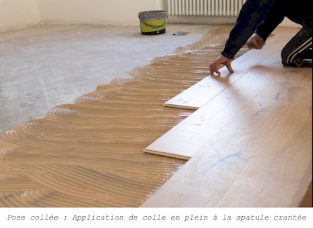 société pose parquet contrecollé