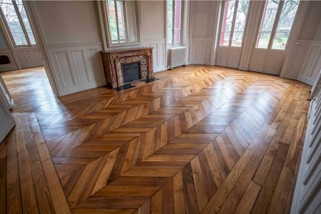 rénovation parquet massif abimé usé villeurbanne
