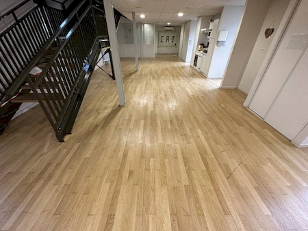 Rénovation parquet grande activité Lyon