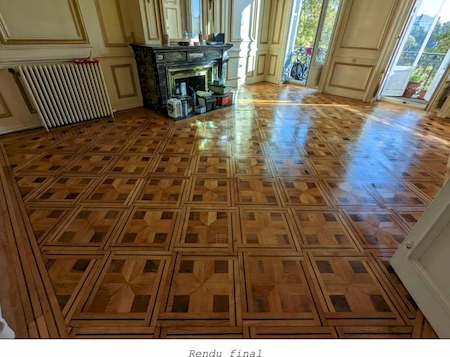 rénovation parquet appartement haussmannien Lyon