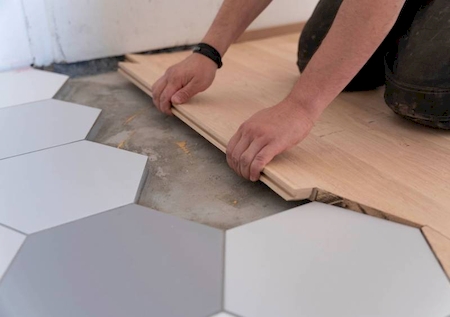 Notre zone d'activité pour ce service Pose d’un parquet baton rompu